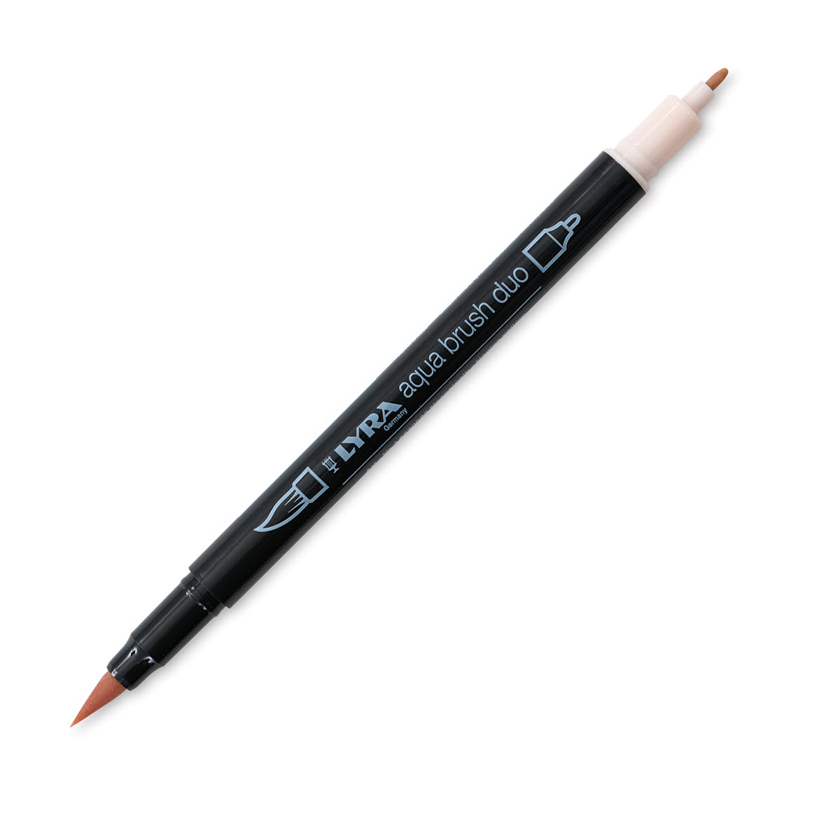 Lyra Aqua Brush Duo Marker - Naples Yellow 085 (with caps off)