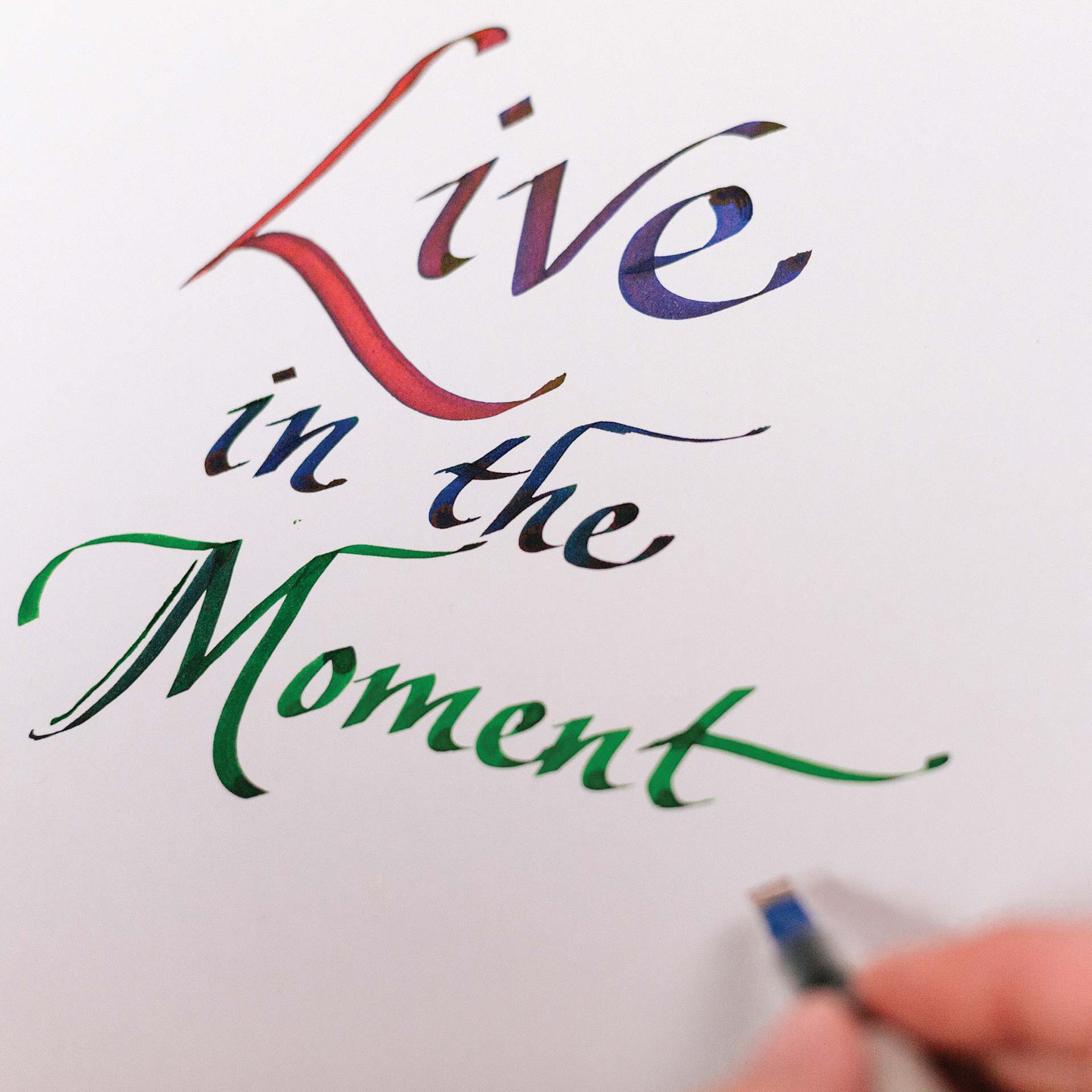 Pilot Parallel Pen Mixable Colour Ink Refills, lettering made in different colors