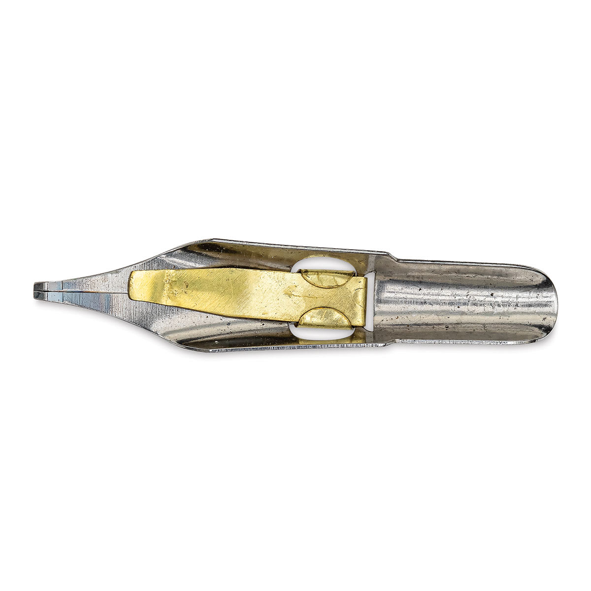 Speedball Broad Edge A-Series Square Calligraphy Nib - A4, view of the bottom of the nib