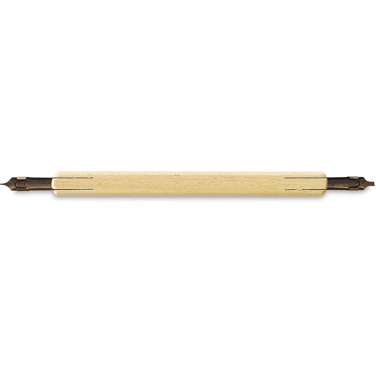 Brause Double Ended Hexagonal Nib Holder, with nibs inserted (Nibs not included)