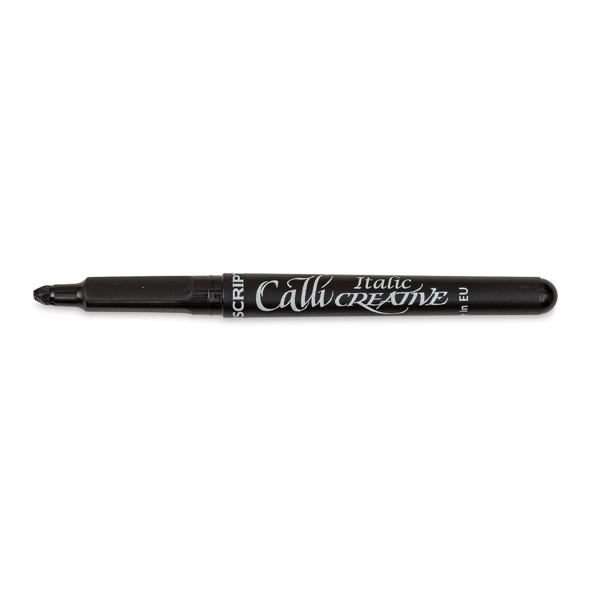 Manuscript CalliCreative Italic Marker - Black, 4.8 mm, Extra Broad Point with cap off