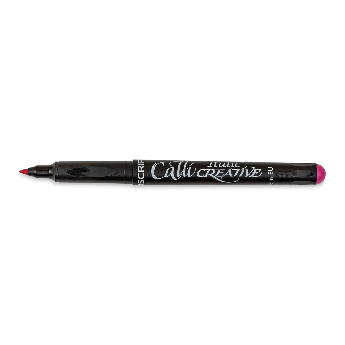 Manuscript CalliCreative Italic Marker - Pink, 1.4 mm, Fine Point with cap off