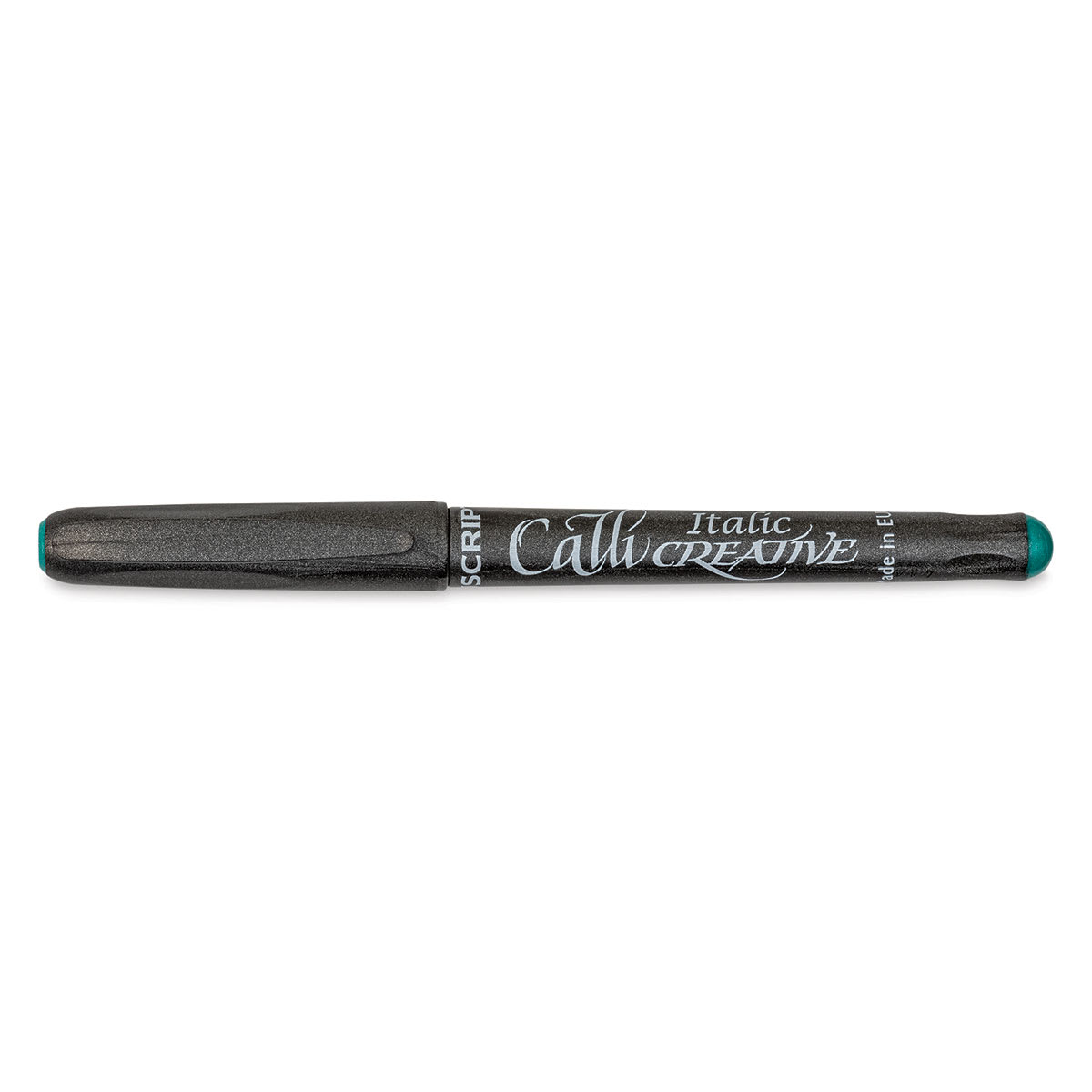 Manuscript CalliCreative Italic Marker - Metallic Green, 2.5 mm, Medium Point with cap on