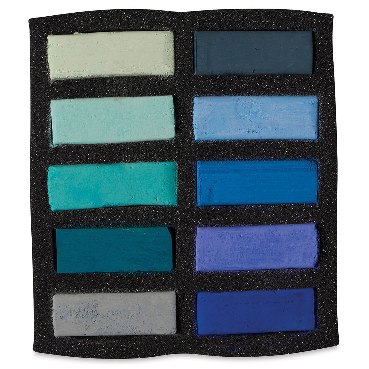 Art Spectrum Extra Soft Square Pastels - Turquoise and Blues, Set of 10 Art Spectrum Extra Soft Square Pastels - Turquoise and Blues, Set of 10