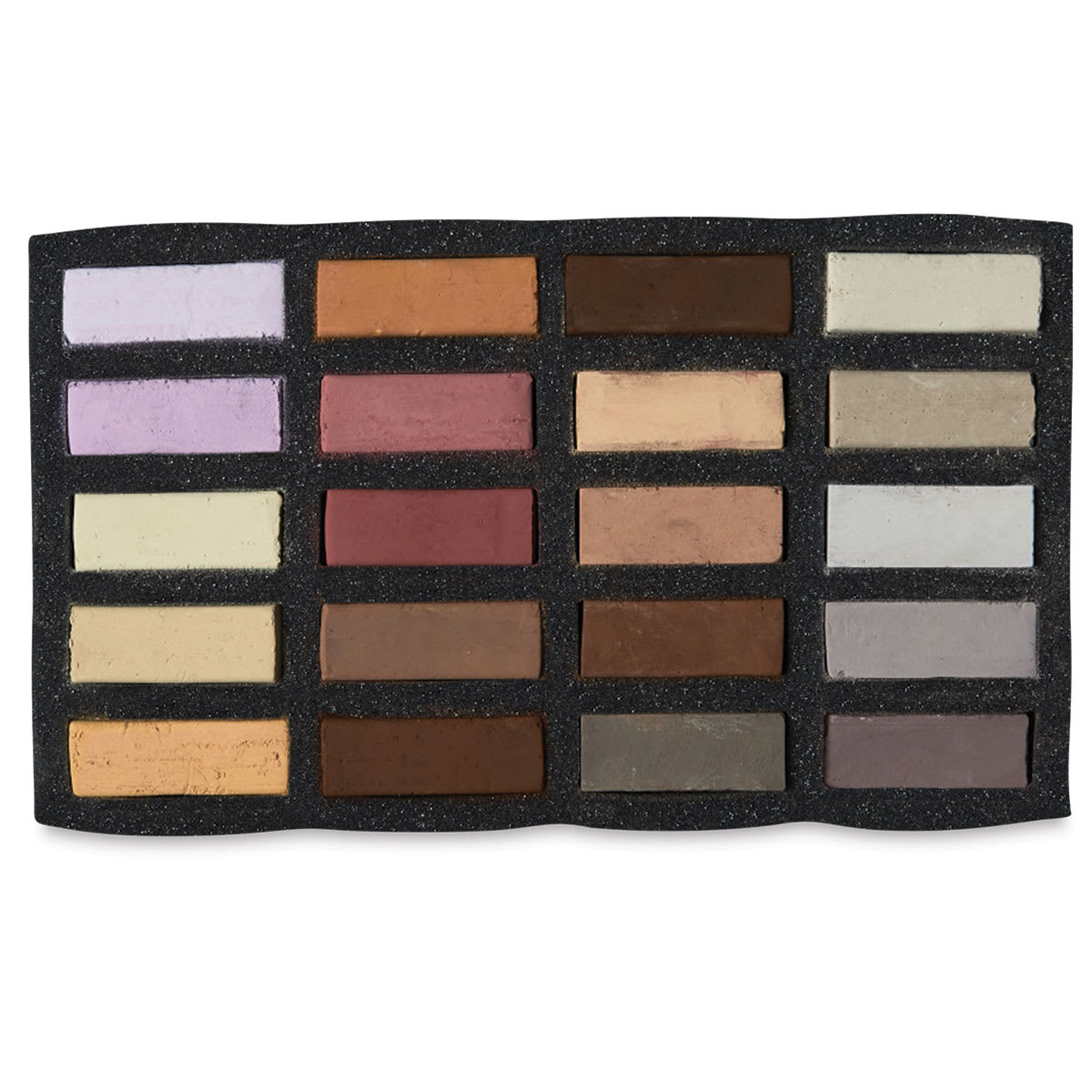 Art Spectrum Extra Soft Square Pastel - Skintones Set of 20 shown in tray Art Spectrum Extra Soft Square Pastel - Skintones Set of 20 shown in tray