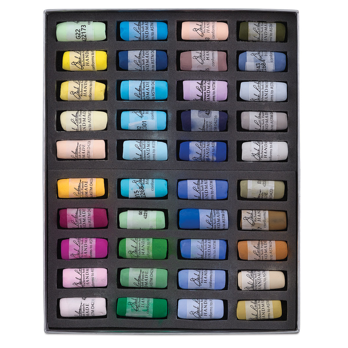 Richeson Soft Handrolled Pastels - Landscape, Set of 40