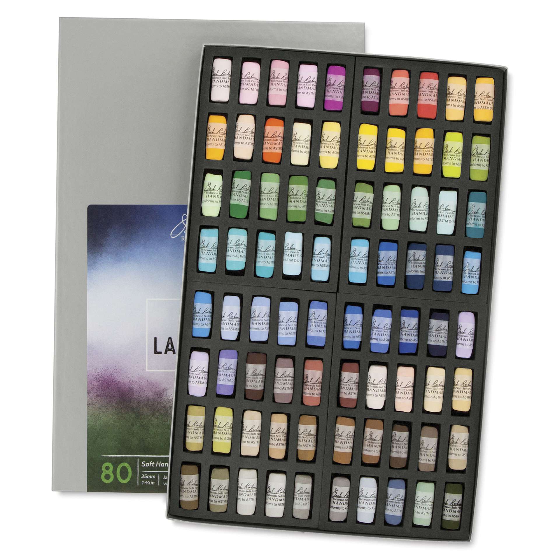 Richeson Soft Handrolled Pastels - Landscape, Set of 80