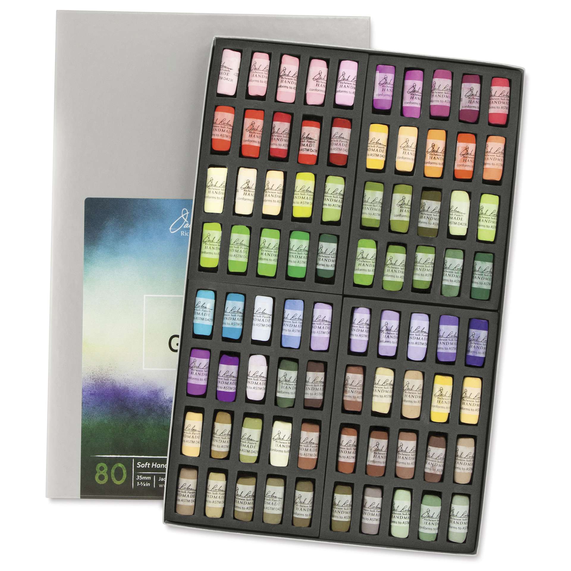 Richeson Soft Handrolled Pastels - Garden, Set of 80