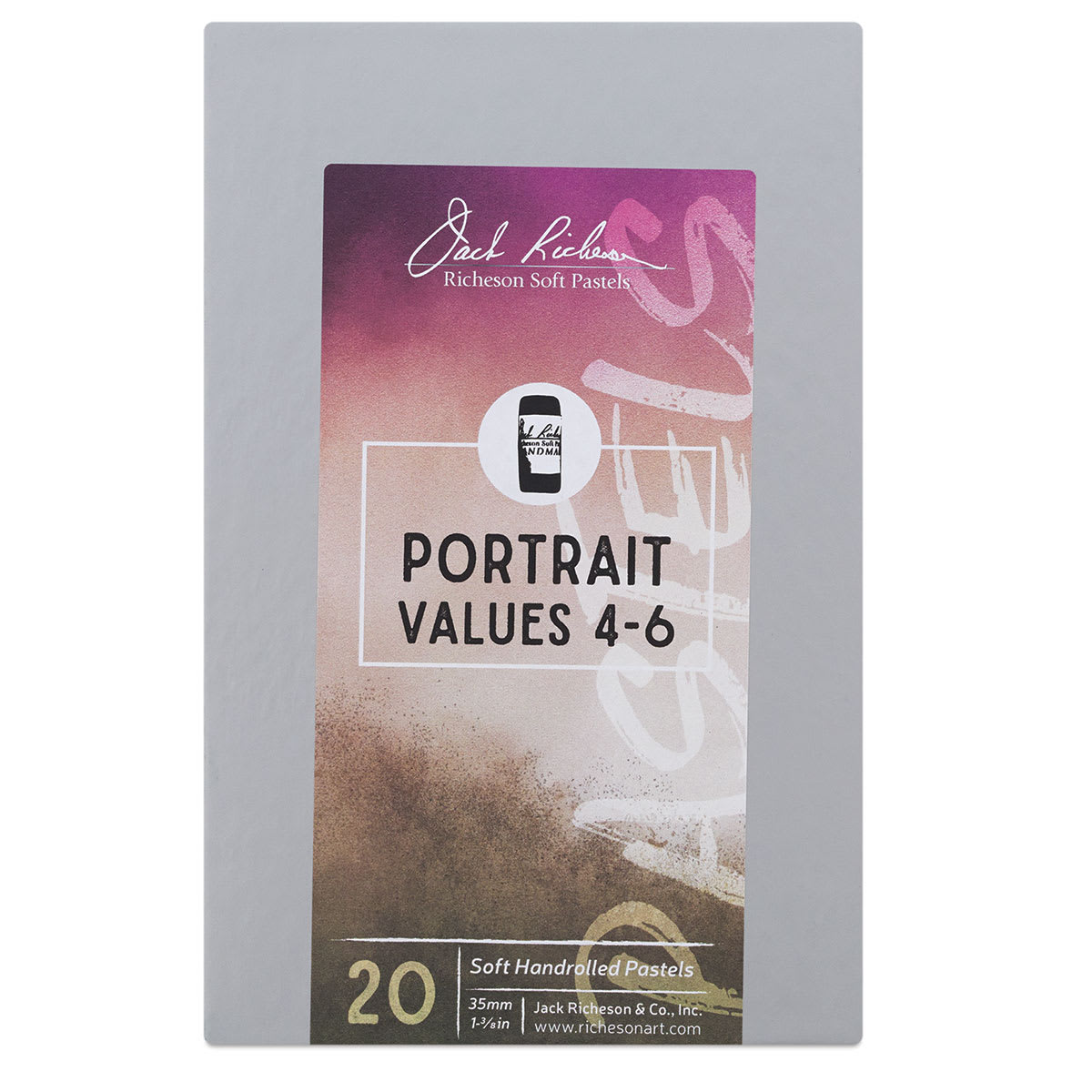 Richeson Soft Handrolled Pastels - Portrait V4-6 Outside of Packaging