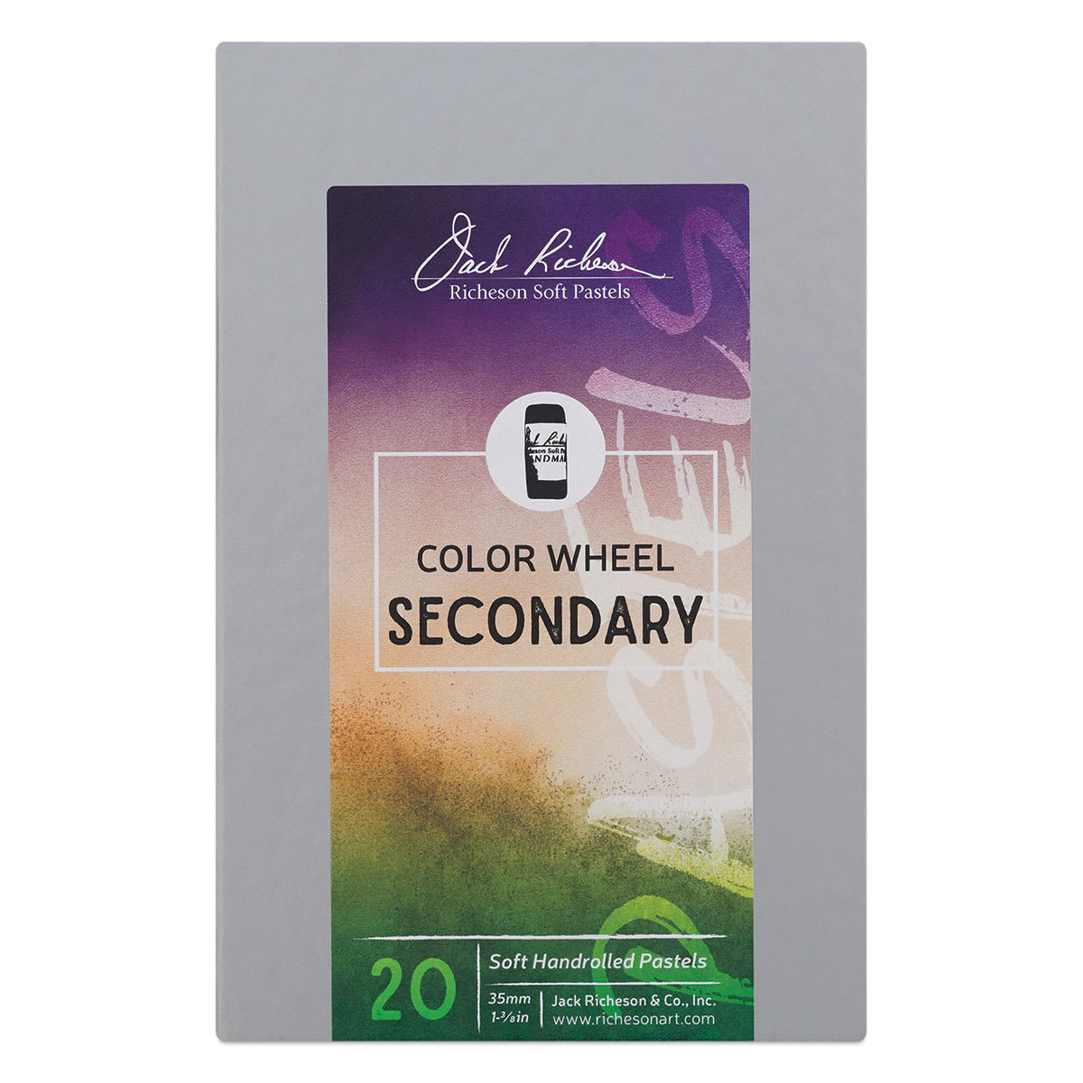Richeson Soft Handrolled Pastels - Color Wheel, Secondary Outside of Packaging Richeson Soft Handrolled Pastels - Color Wheel, Secondary Outside of Packaging