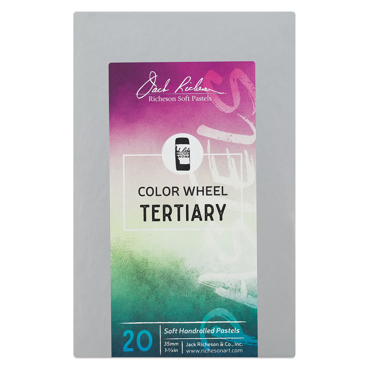 Richeson Soft Handrolled Pastels - Color Wheel, Tertiary Outside of Packaging