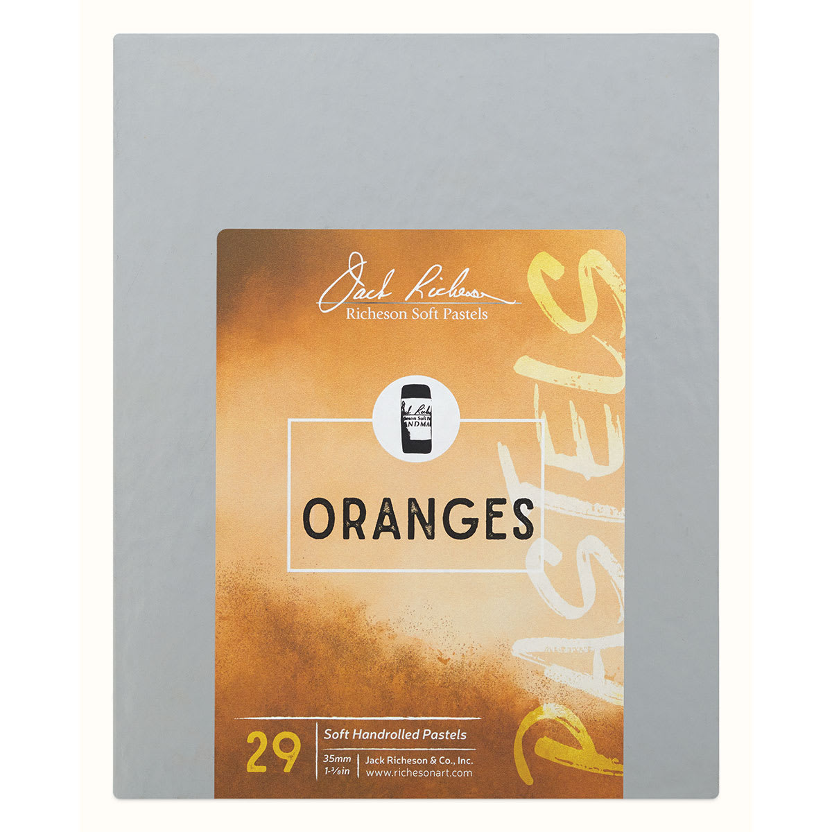 Richeson Soft Handrolled Pastels - Oranges Outside of Packaging