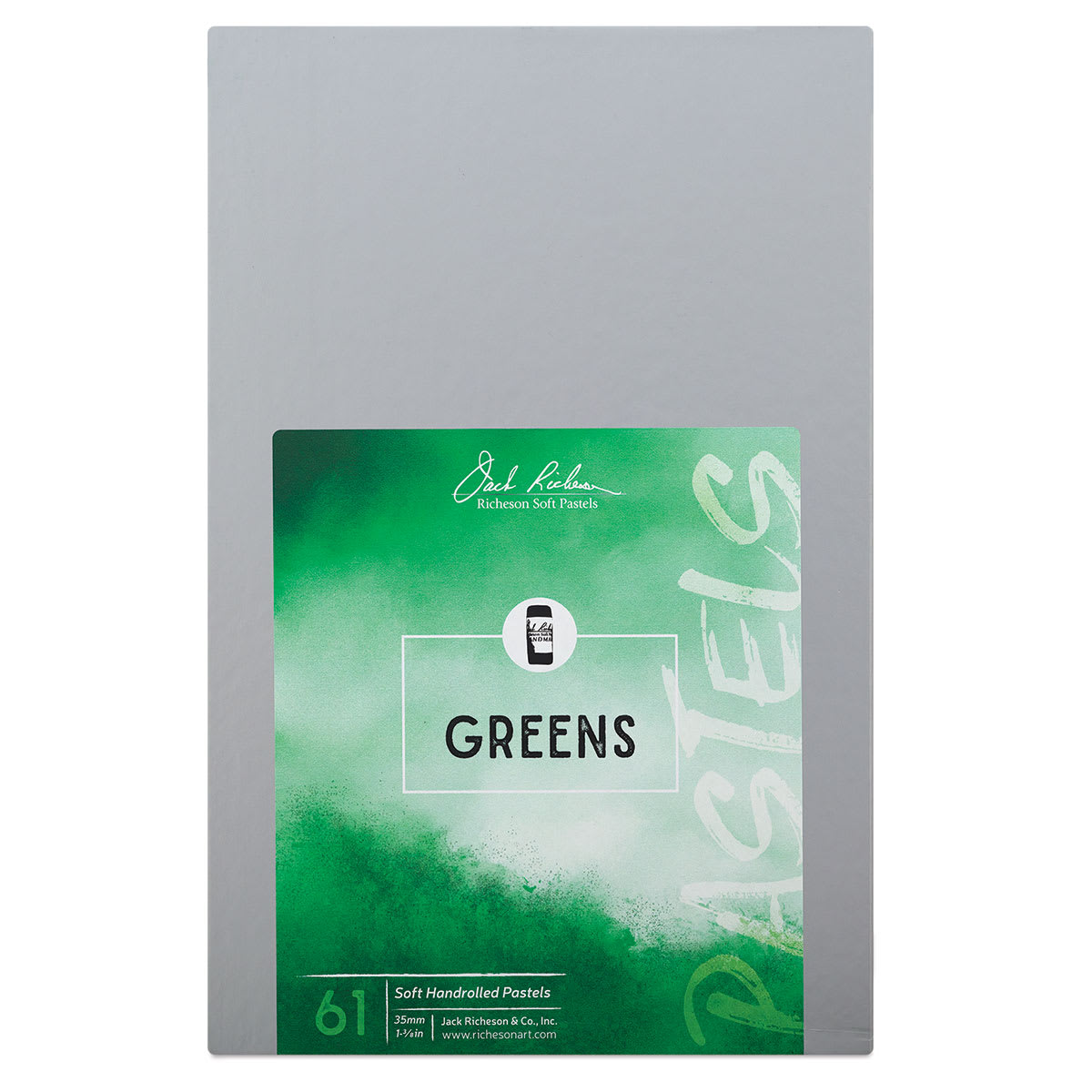 Richeson Soft Handrolled Pastels - Greens Outside of Packaging