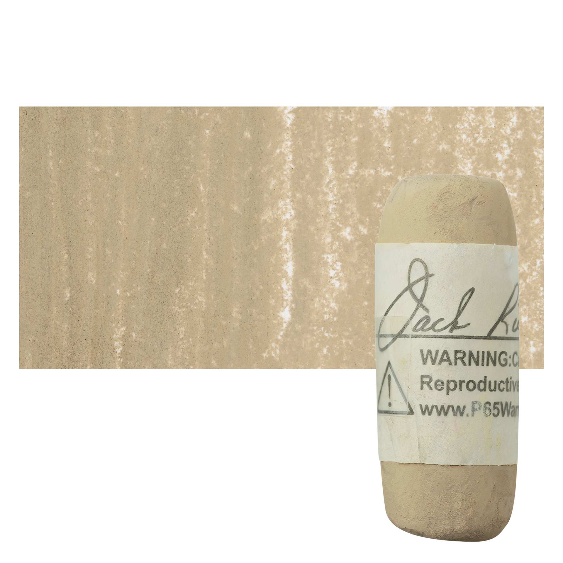 Richeson Soft Handrolled Pastel - Grey GY20, pastel and swatch