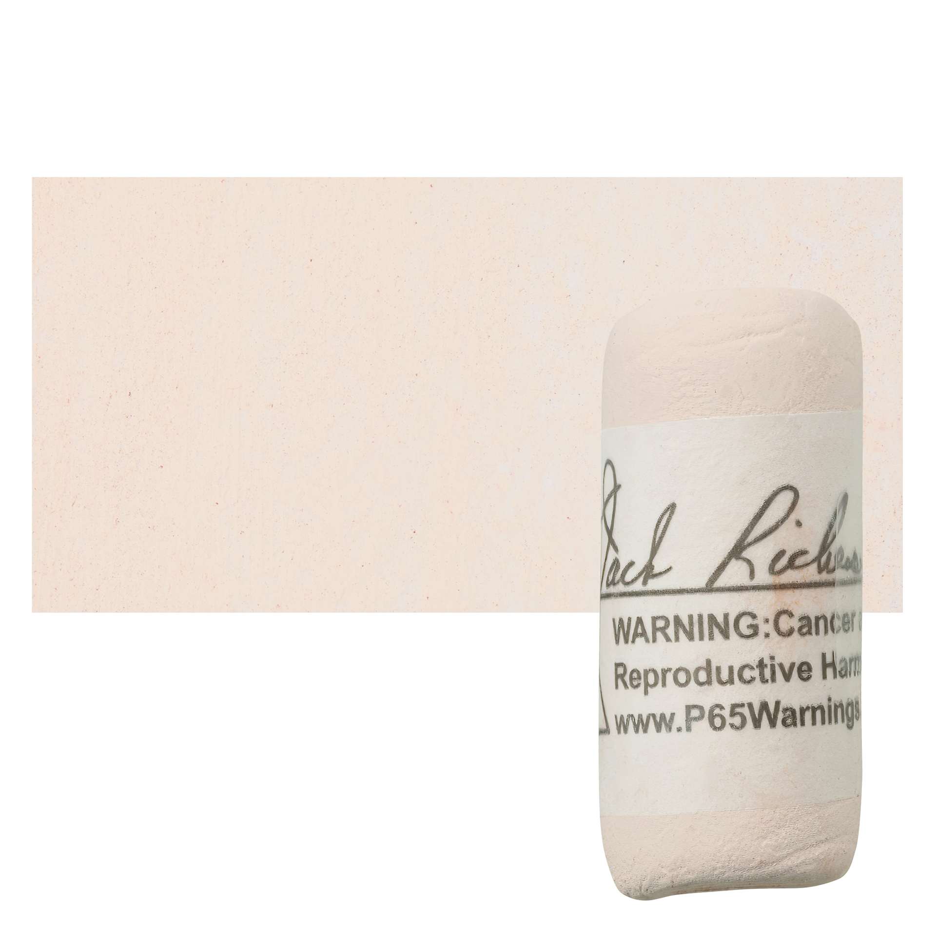 Richeson Soft Handrolled Pastel - Earth Orange EO1, pastel and swatch