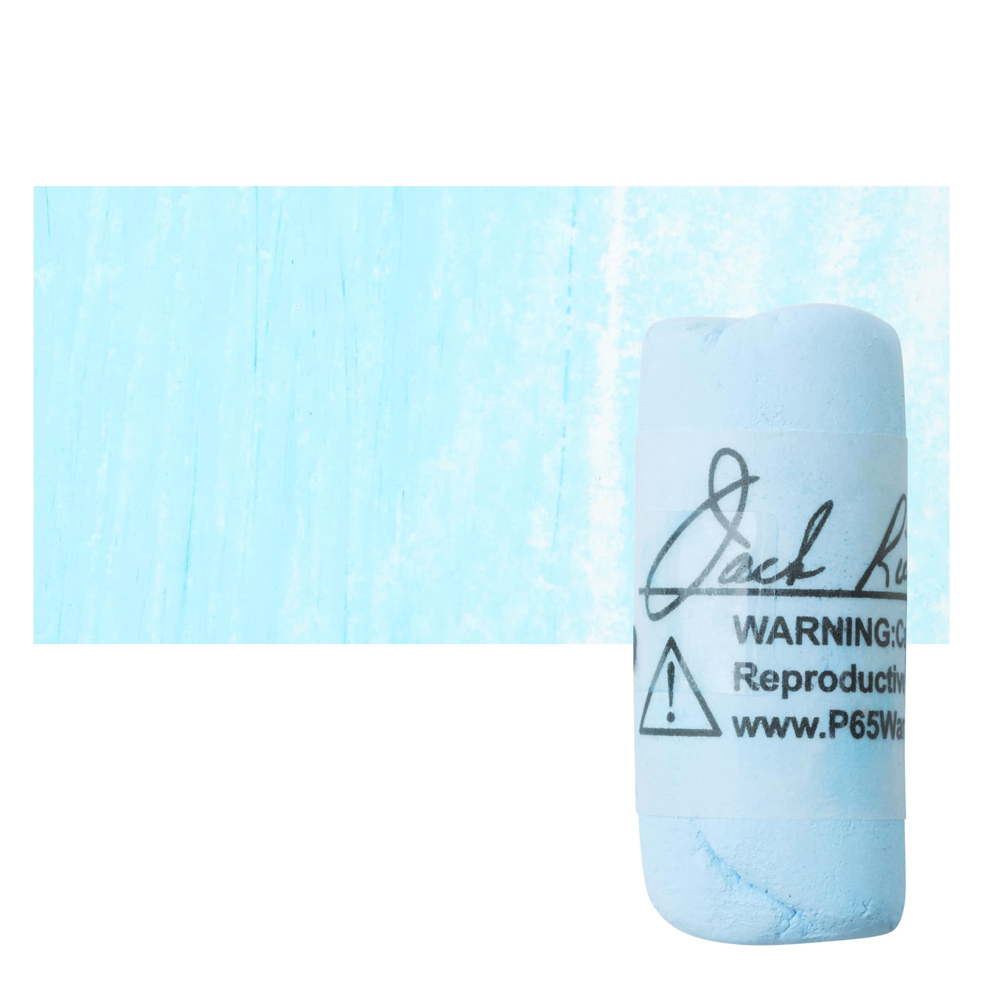 Richeson Soft Handrolled Pastel - Blue B1, pastel and swatch