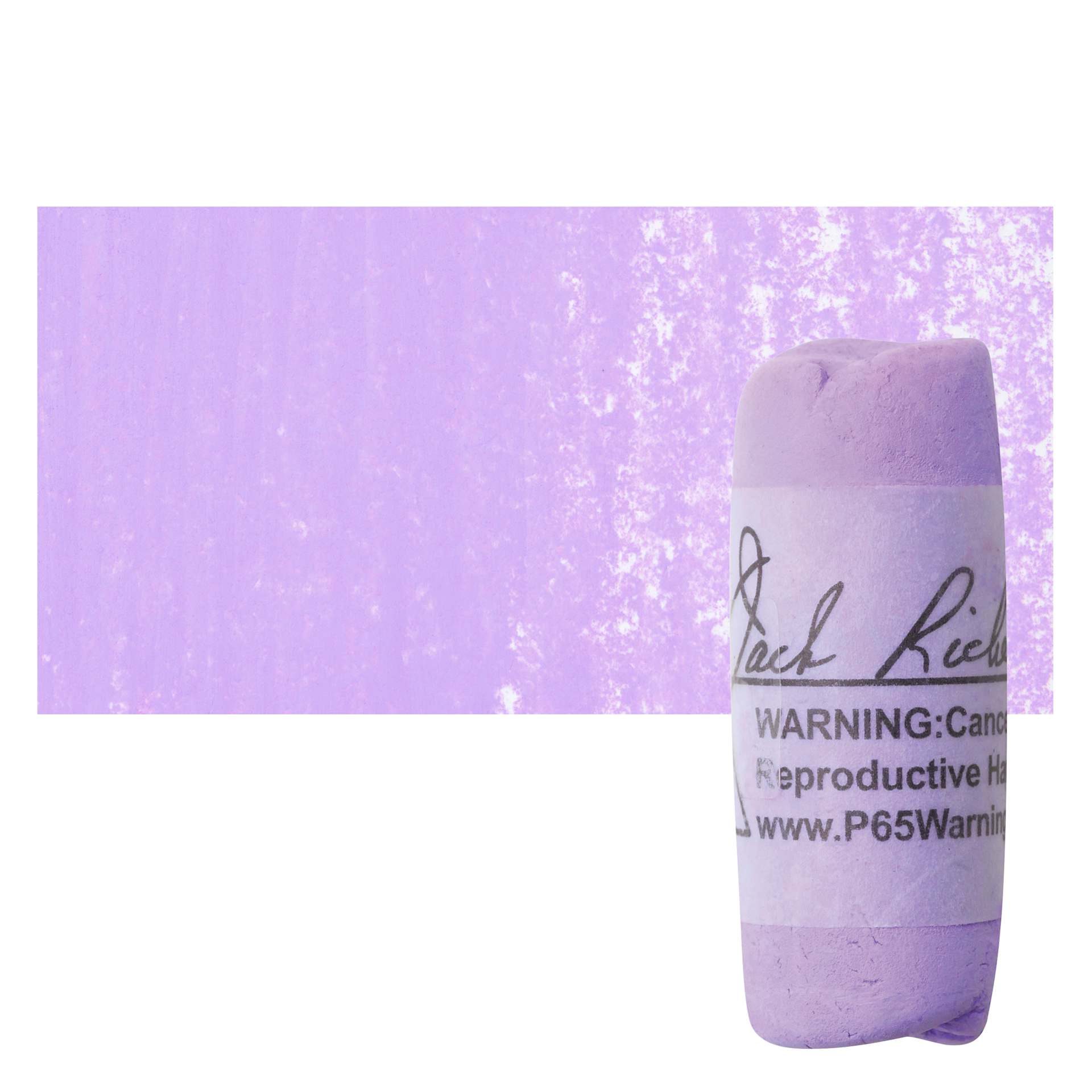 Richeson Soft Handrolled Pastel - Violet V9, pastel and swatch
