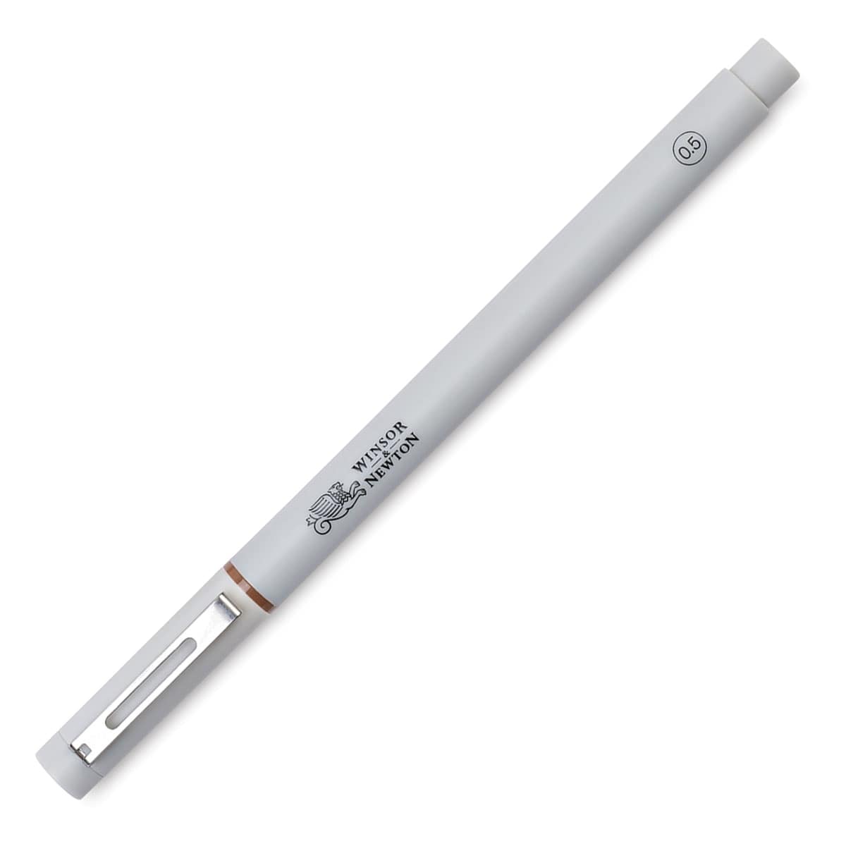 Winsor & Newton Fineliner - Sepia, 0.5 mm, cap on