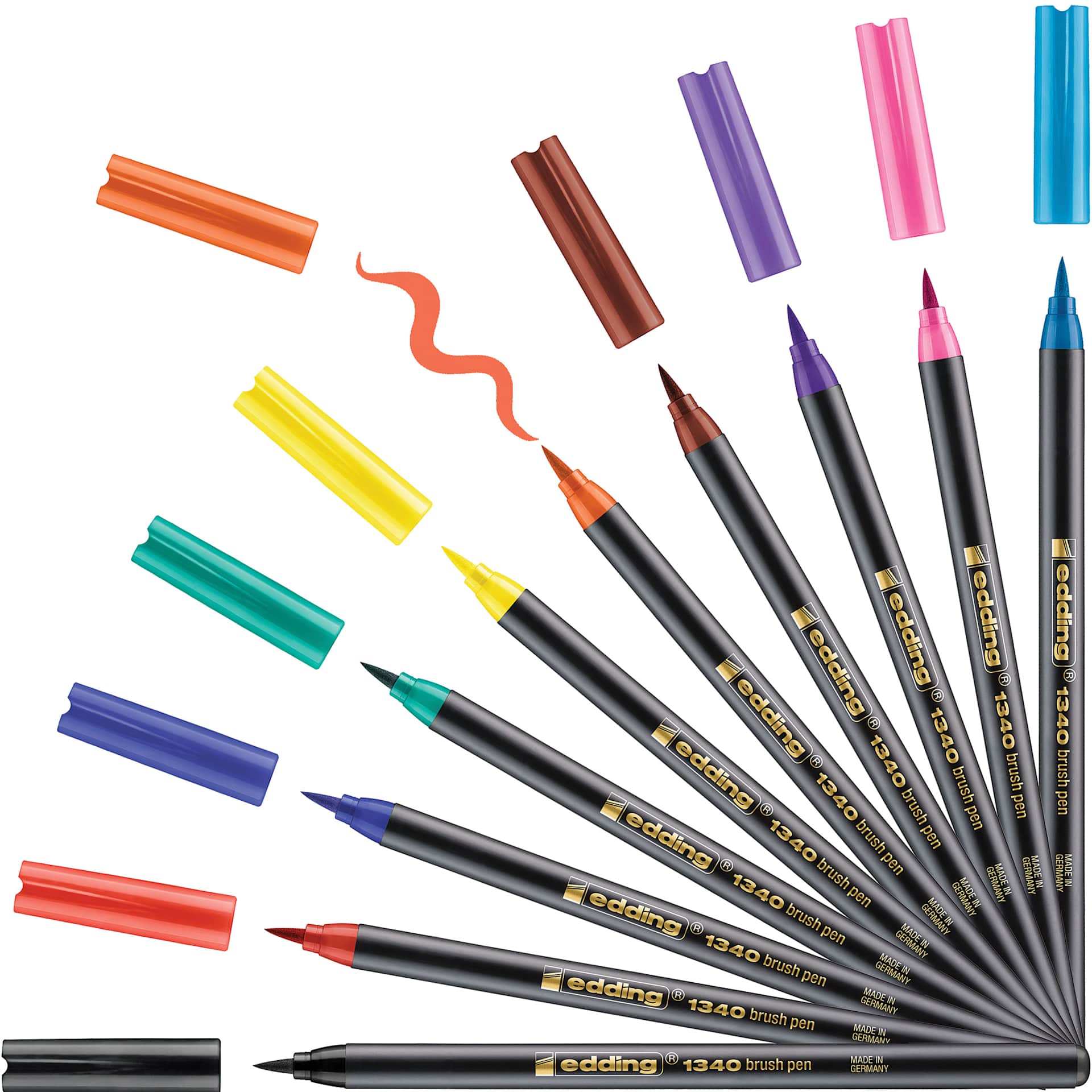 Edding Brush Lettering Starter Set, out of packaging
