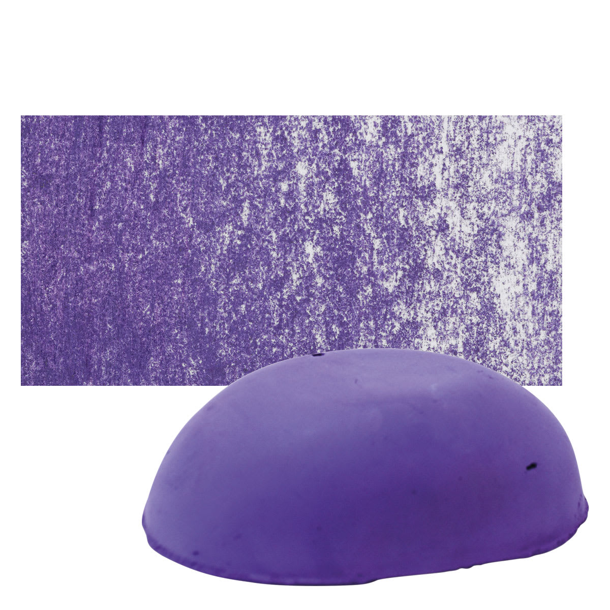 Sennelier Soft Pastel Pebble - Cobalt Violet pastel and swatch