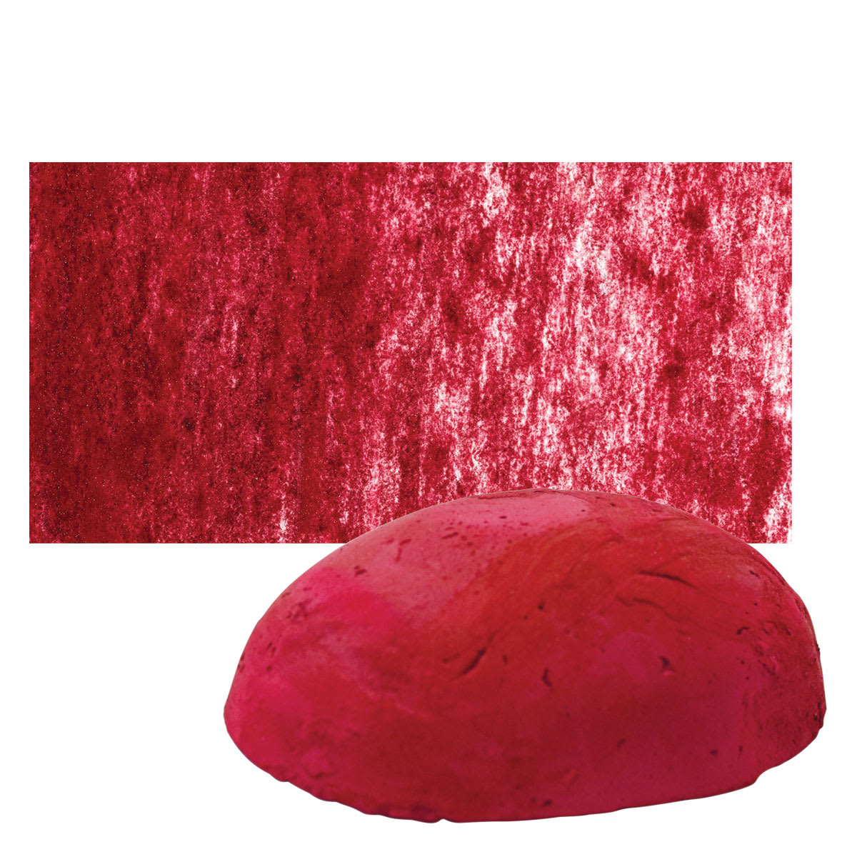 Sennelier Soft Pastel Pebble - Brown Lake pastel and swatch