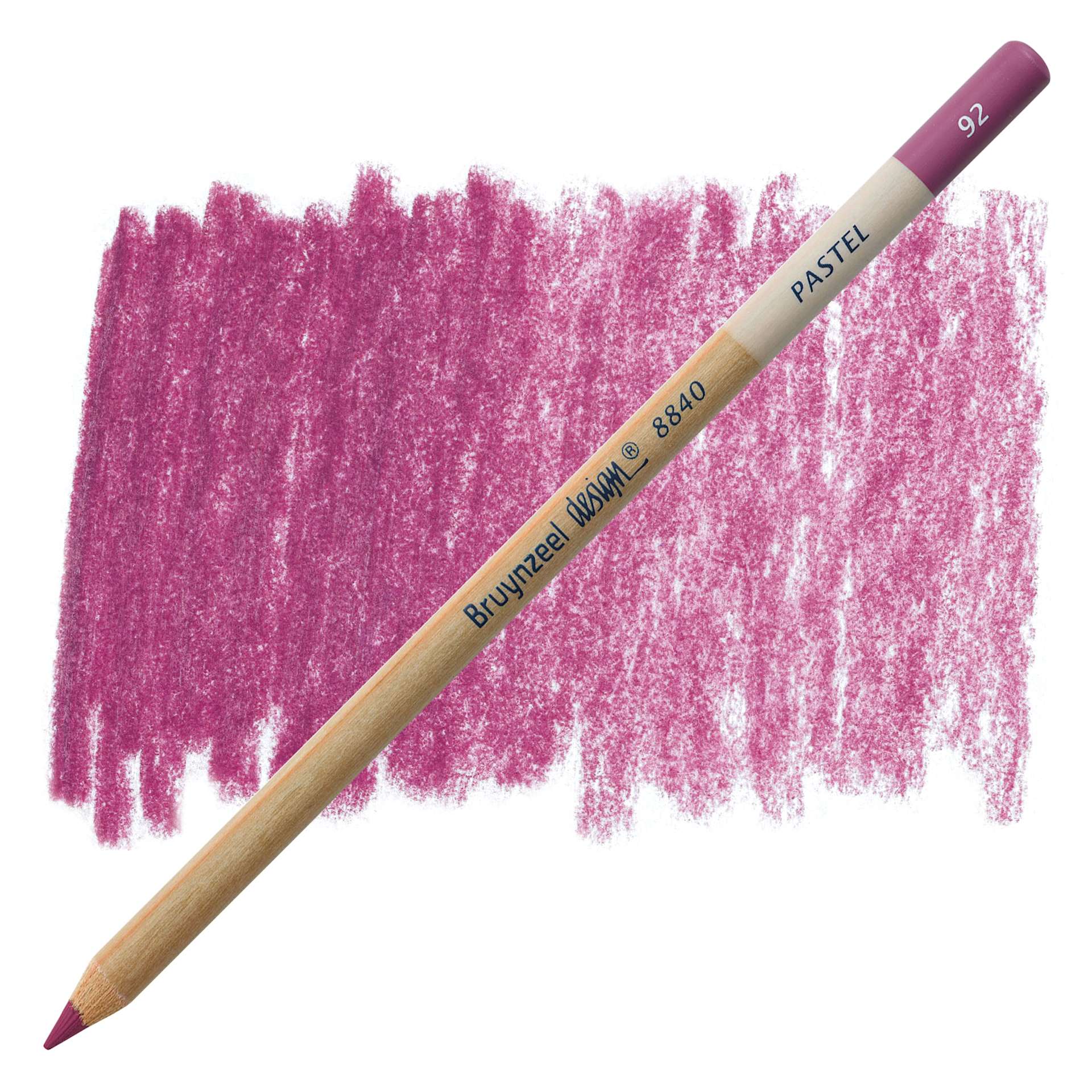 Bruynzeel Design Pastel Pencil - Purple 92 pastel pencil and swatch
