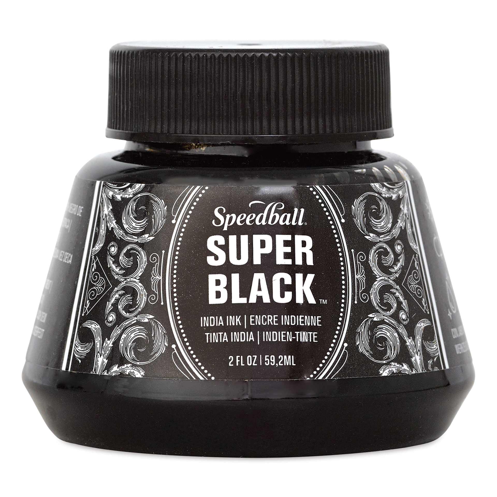 Speedball Super Black Waterproof India Ink - 2 oz Speedball Super Black Waterproof India Ink - 2 oz