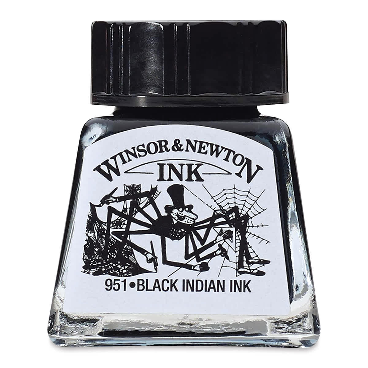 Winsor & Newton Drawing Ink - Black Indian, 14 ml