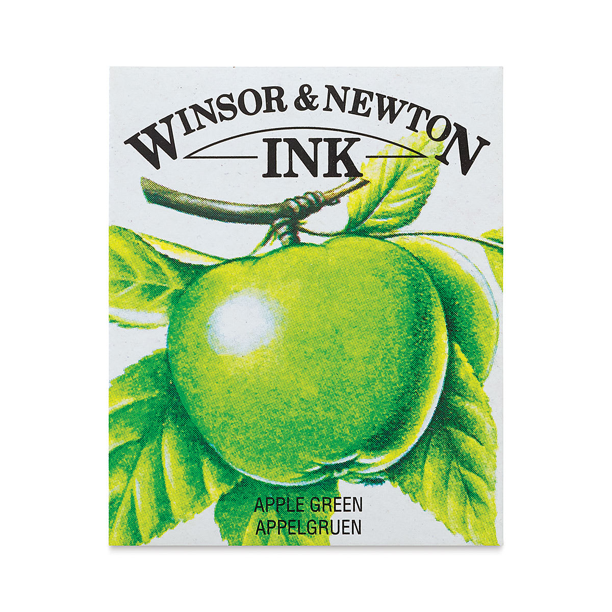Winsor & Newton Drawing Ink - Apple Green, 14 ml package