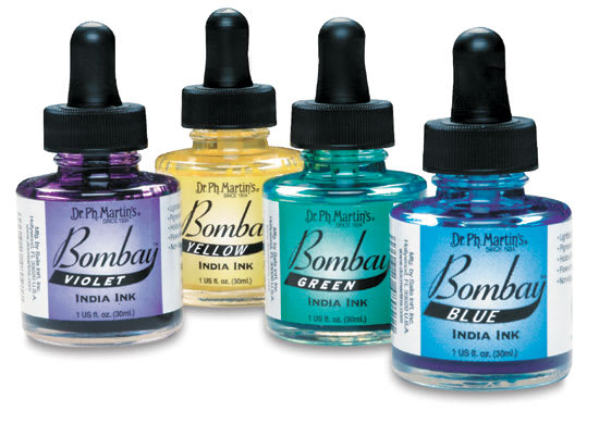 Dr. Ph. Martin's Bombay India Inks, 1 oz bottles Dr. Ph. Martin's Bombay India Inks, 1 oz bottles