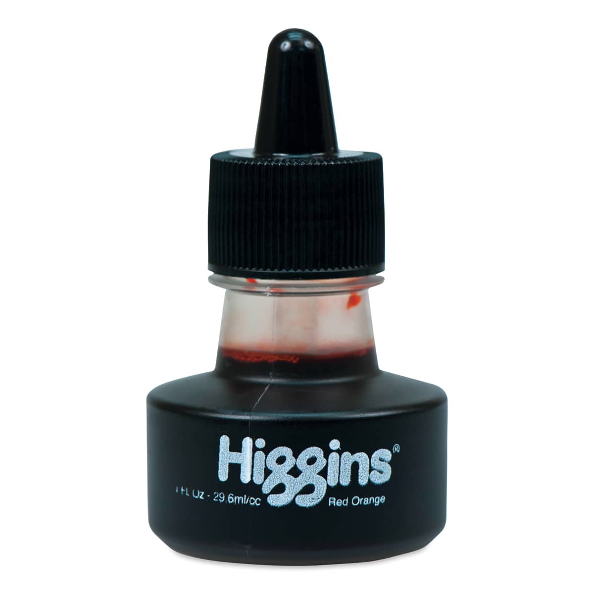 Higgins Dye-Based Drawing Ink - 1 oz, Red Orange, Non-Waterproof, Dye-Based Ink