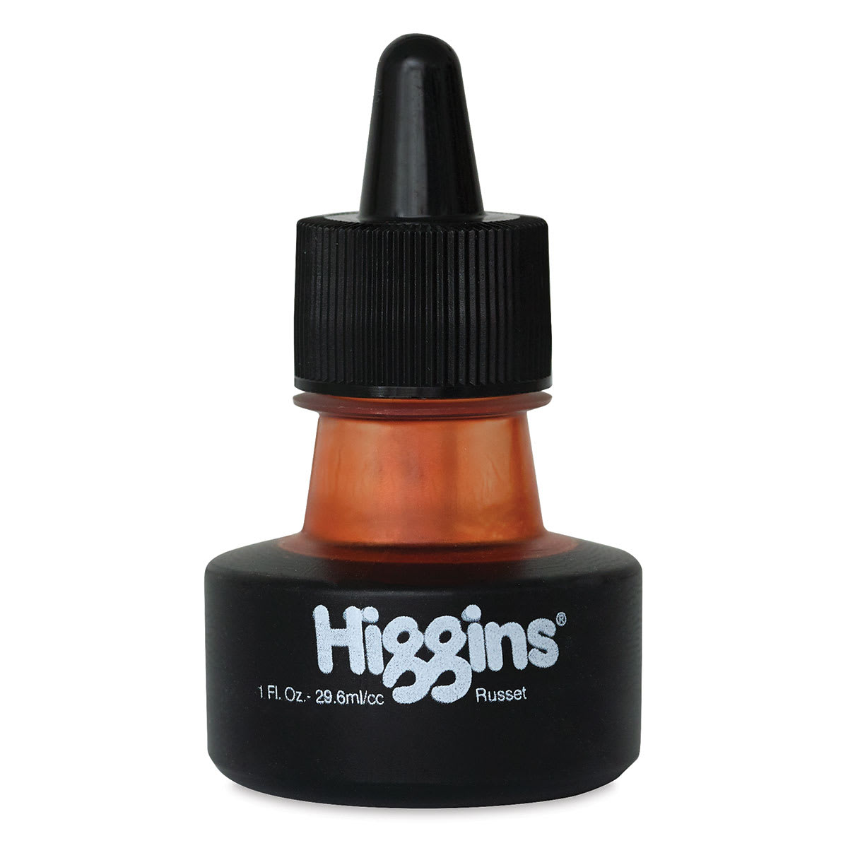 Higgins Dye-Based Drawing Inks - Front of 1 oz bottle of Russet Ink
Higgins Dye-Based Drawing Inks - Front of 1 oz bottle of Russet Ink