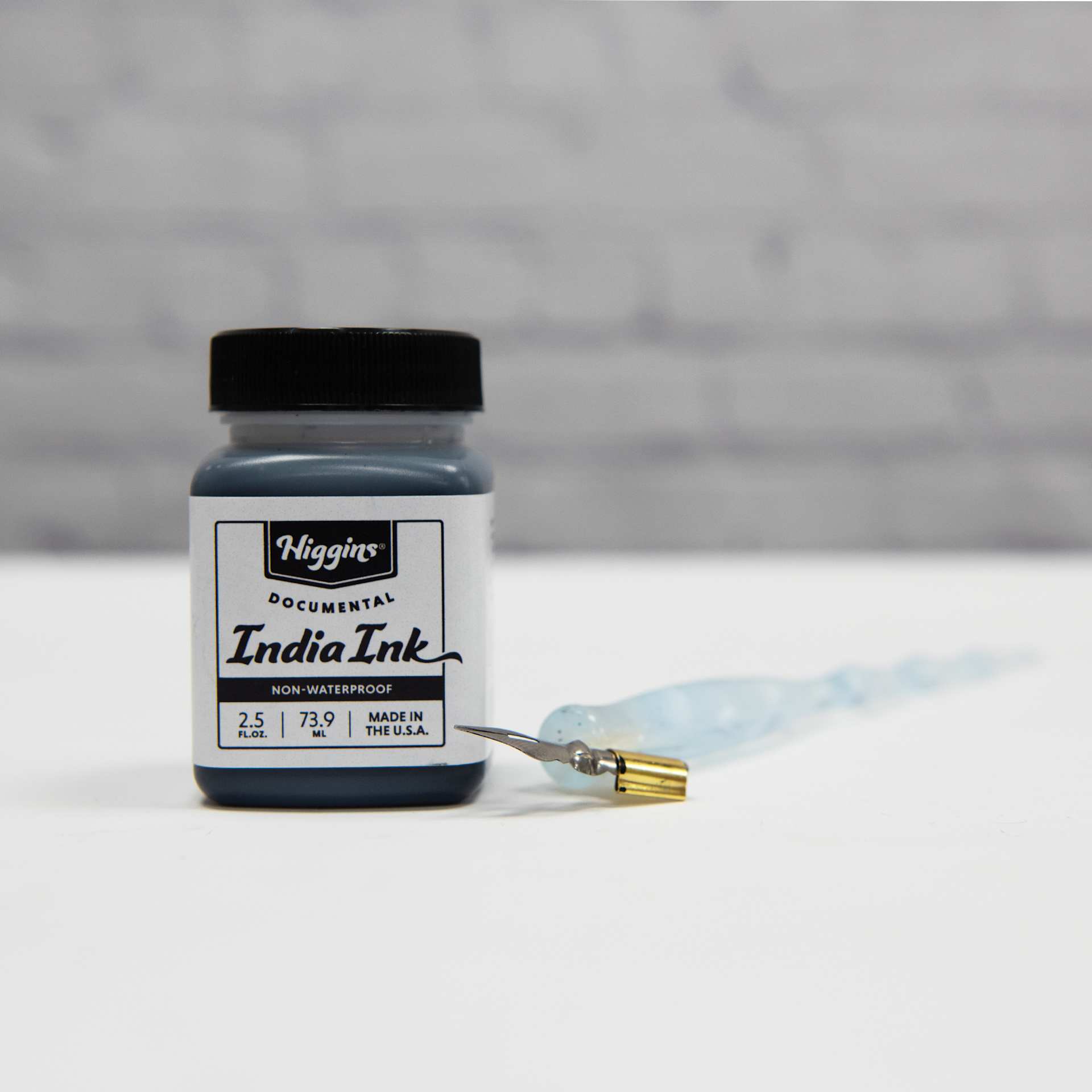 Higgins Fountain Pen India Ink - 2.5 oz, Black
