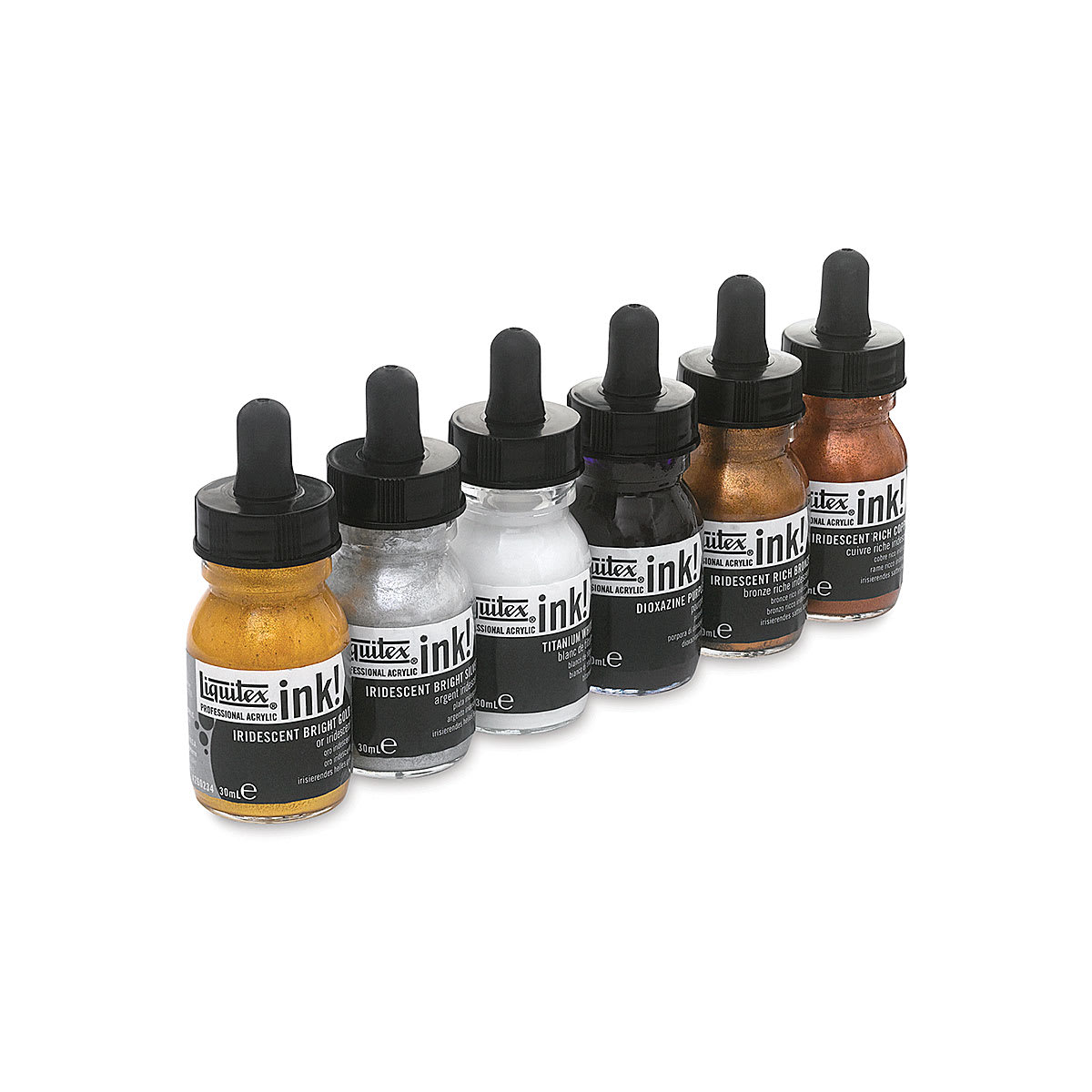 Metallic Colors, Set of 6  Inside of Package