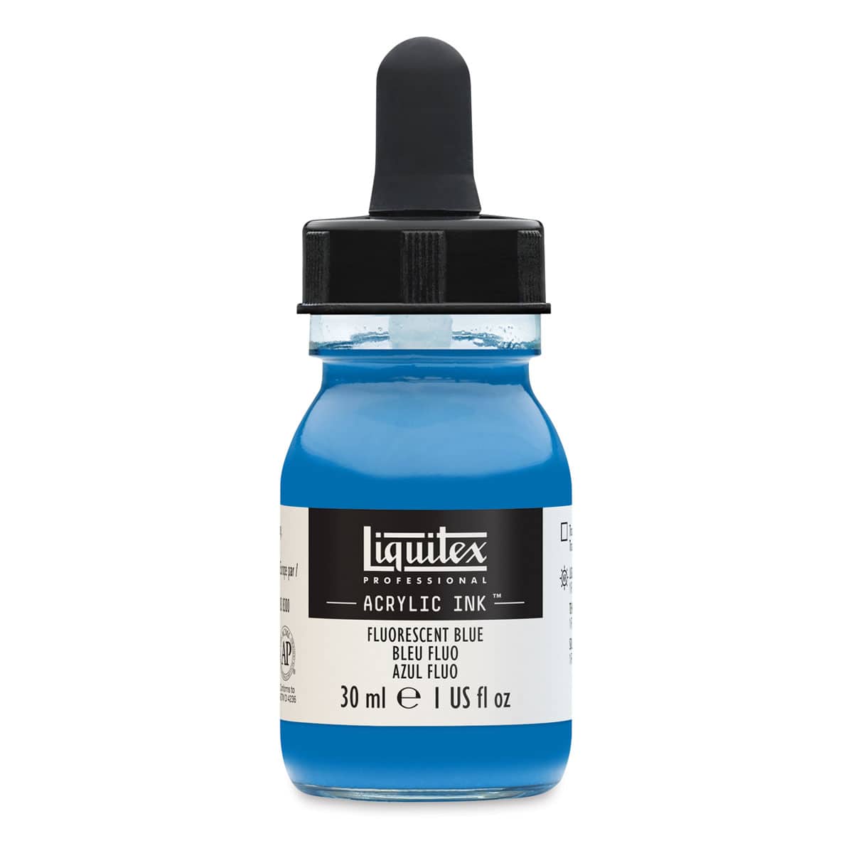 Liquitex Professional Acrylic Ink - Fluorescent Blue, 30 ml