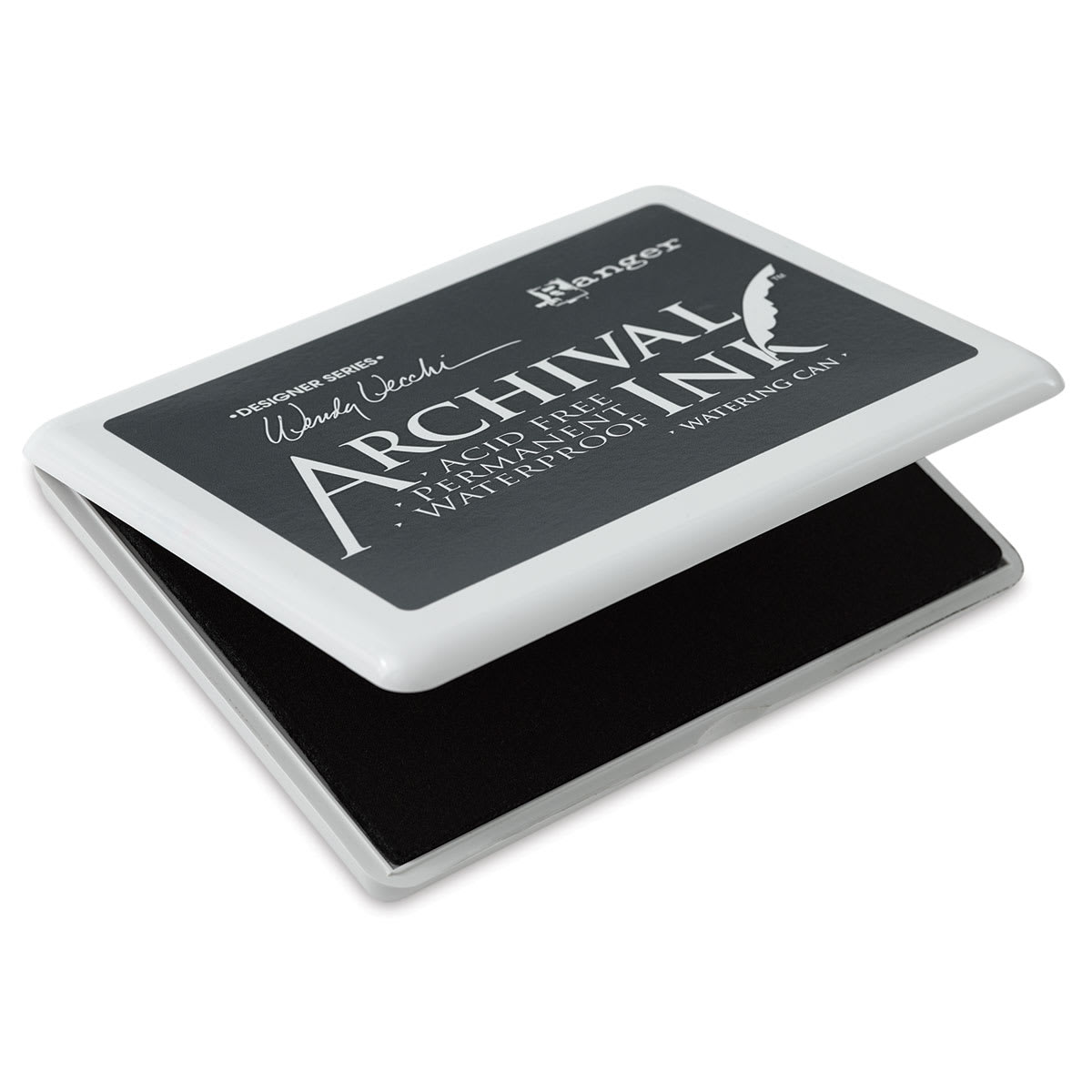 Ranger Archival Ink Pad - Jumbo, Watering Can (hinged lid open)