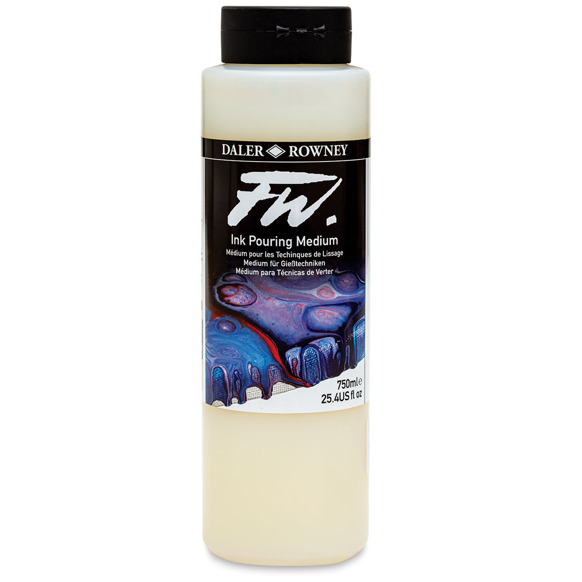 Daler-Rowney FW Ink Pouring Medium - 750 ml Daler-Rowney FW Ink Pouring Medium - 750 ml