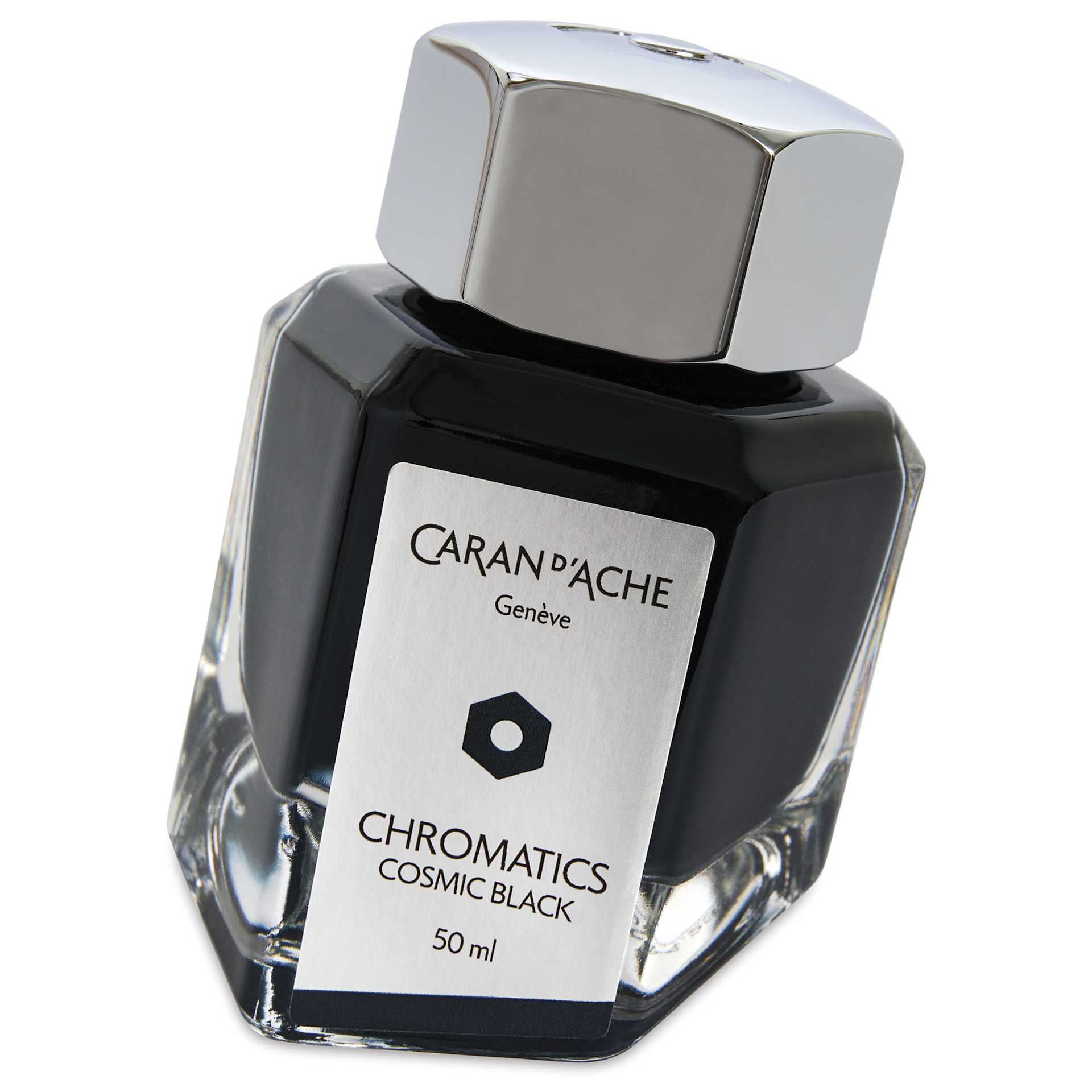 Caran d'Ache Chromatics Ink - Cosmic Black, 50 ml Jar
