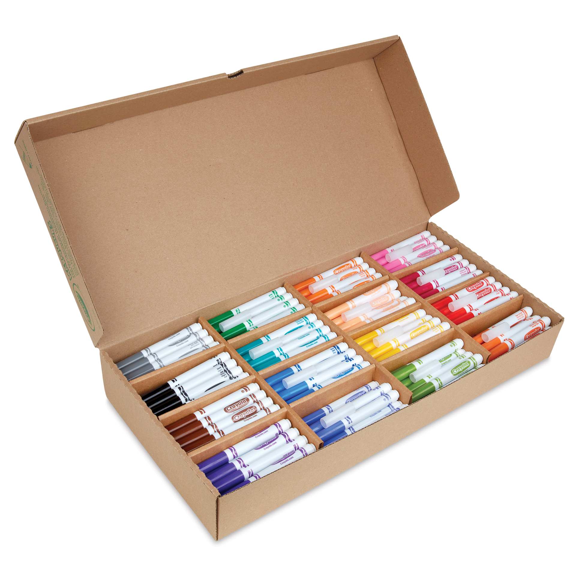 Crayola Broad Line Markers - Classpack, Assorted Colors, Set of