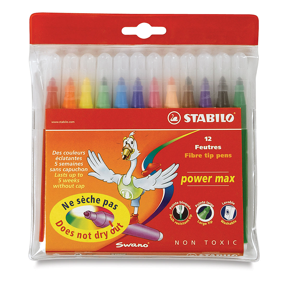 Stabilo Power and Power Max Fiber Tip Markers