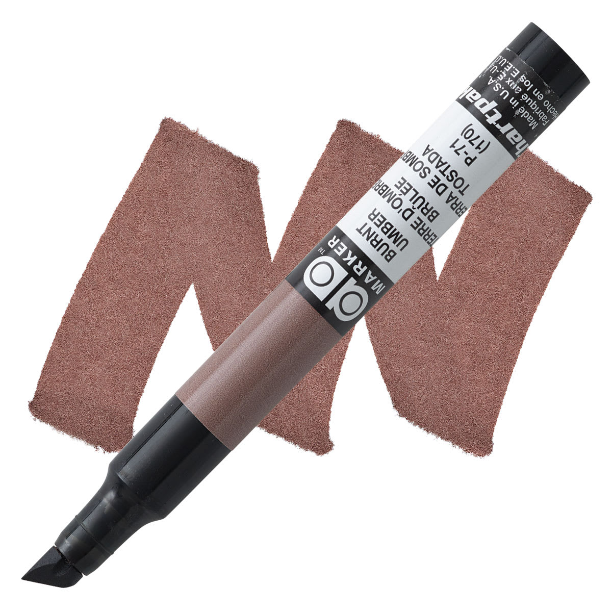 Chartpak Ad Marker - Burnt Umber marker and swatch