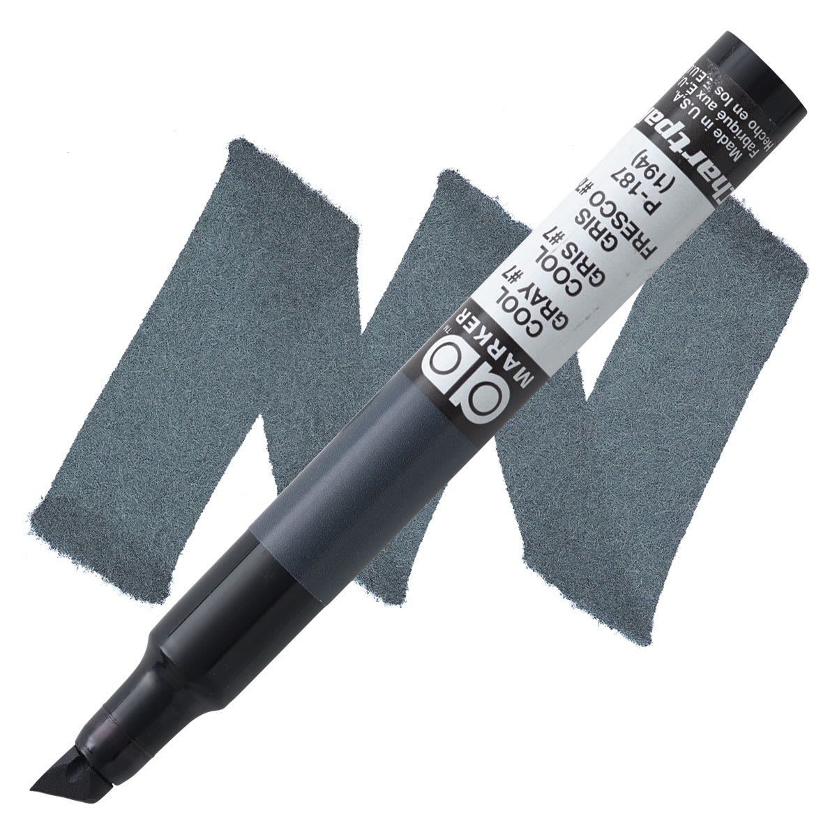 Chartpak Ad Marker - Cool Gray 7 marker and swatch