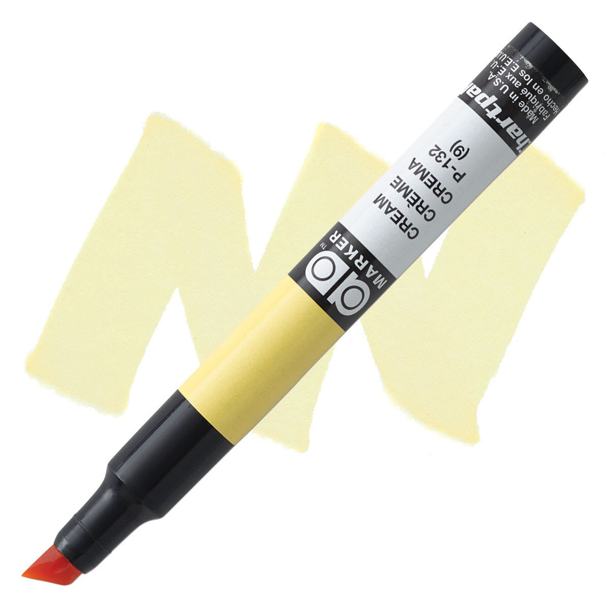 Chartpak Ad Marker - Cream marker and swatch