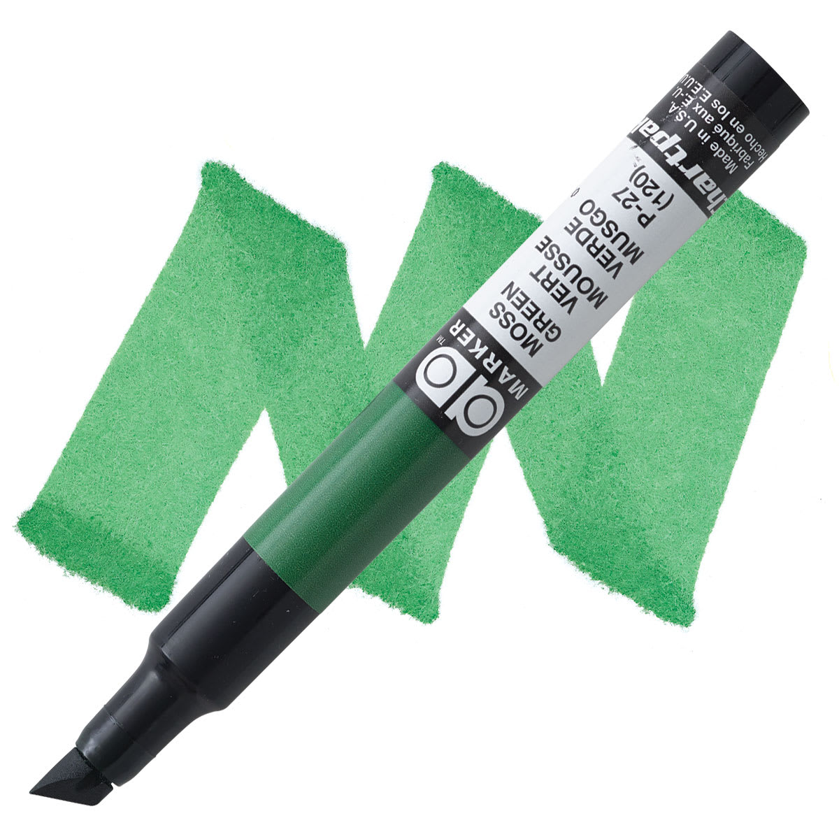 Chartpak Ad Marker - Moss Green marker and swatch