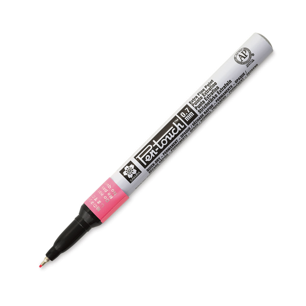 Sakura Pen-Touch Paint Marker - Extra Fine Tip, Fluorescent Pink (marker with cap removed)