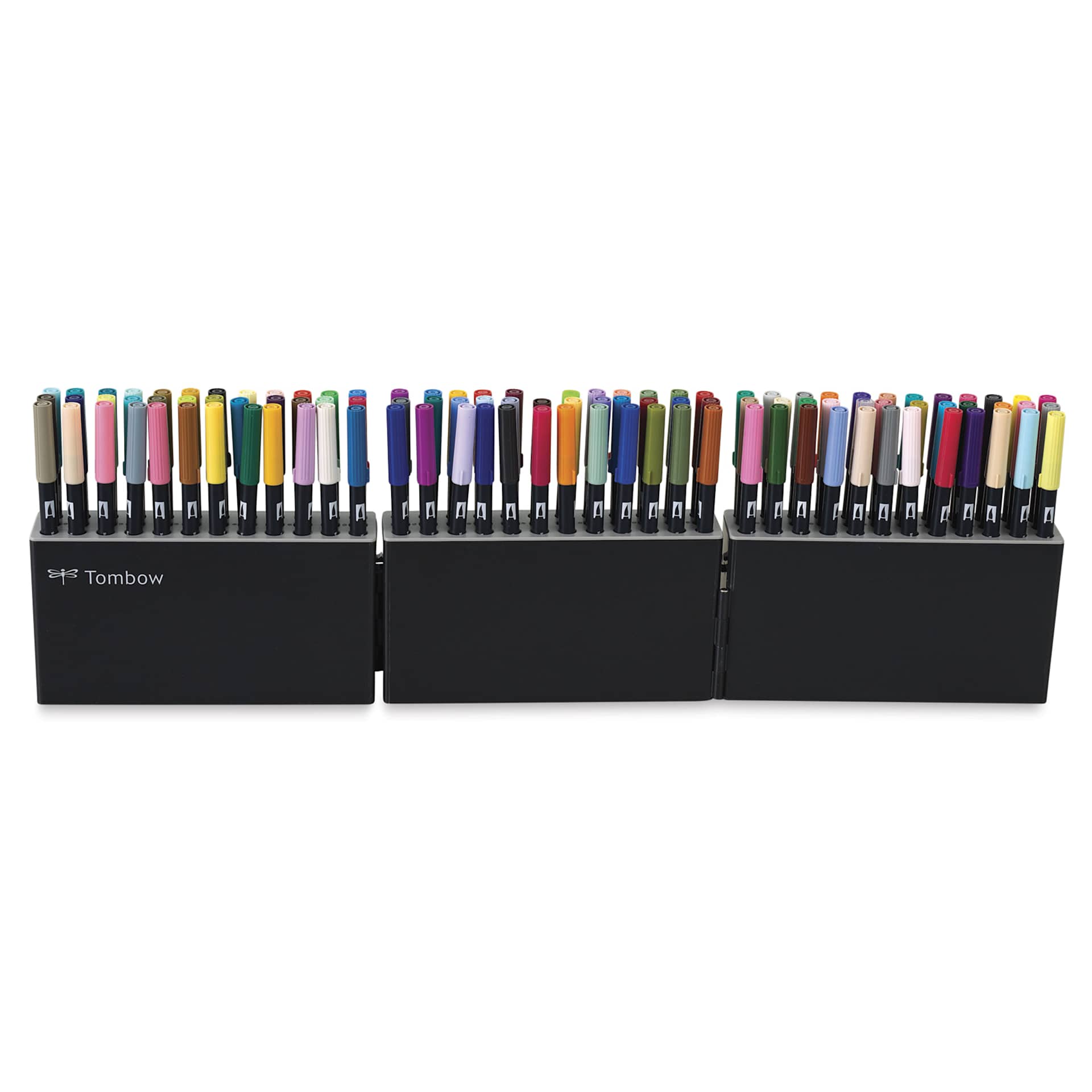 Tombow Dual Brush Pens - Marker Case with 108 Markers, contents Tombow Dual Brush Pens - Marker Case with 108 Markers, contents