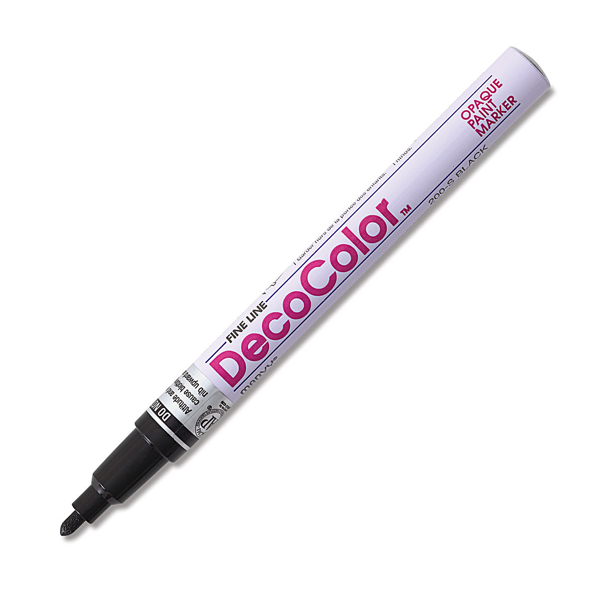 Decocolor Paint Marker - Black, Fine Tip