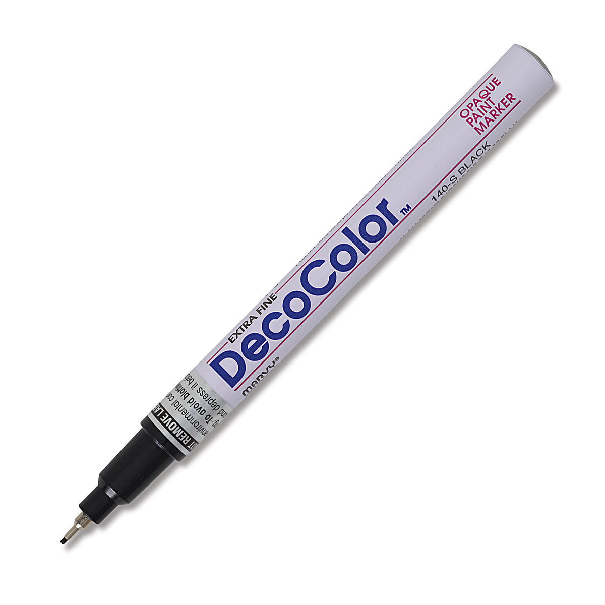 Decocolor Paint Marker - Black, Extra Fine Tip