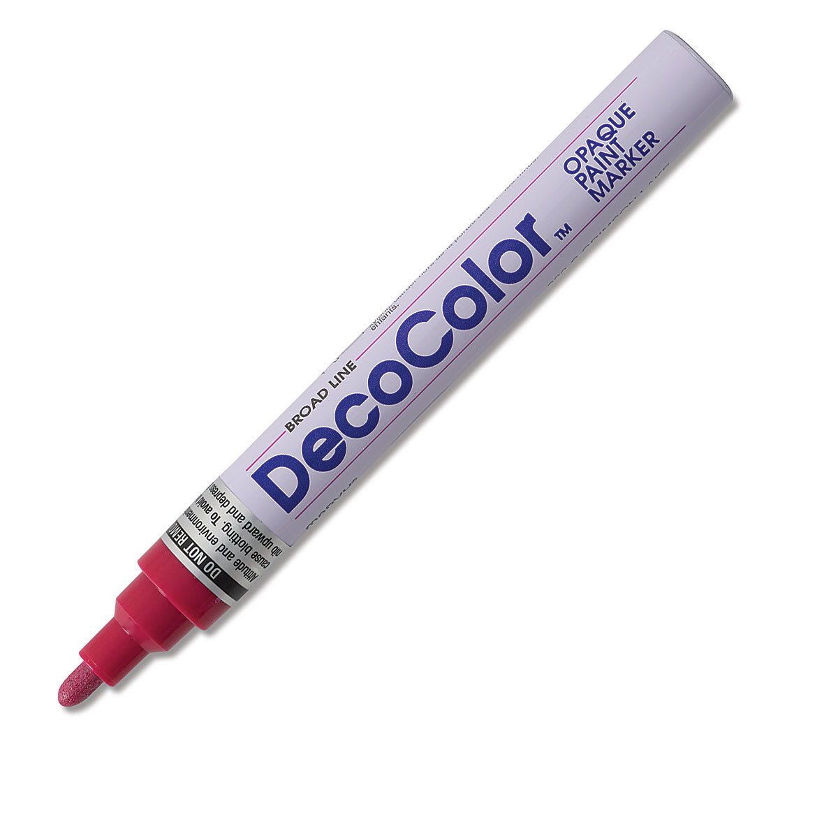 Decocolor Paint Marker - Crimson Lake, Broad Tip Decocolor Paint Marker - Crimson Lake, Broad Tip