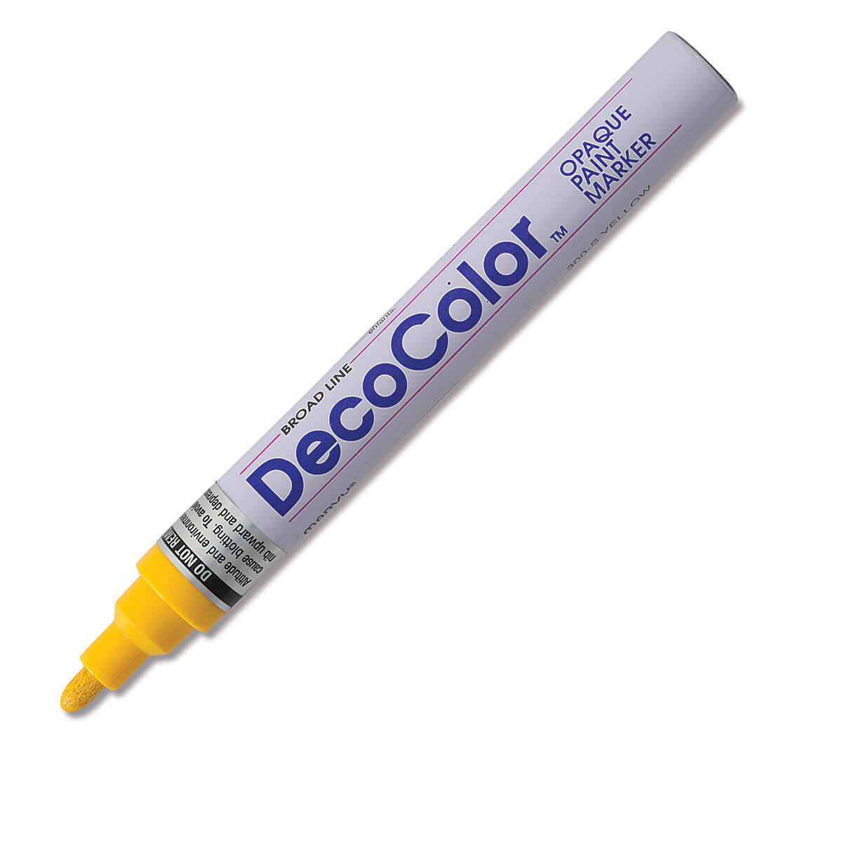 Decocolor Paint Marker - Yellow, Broad Tip